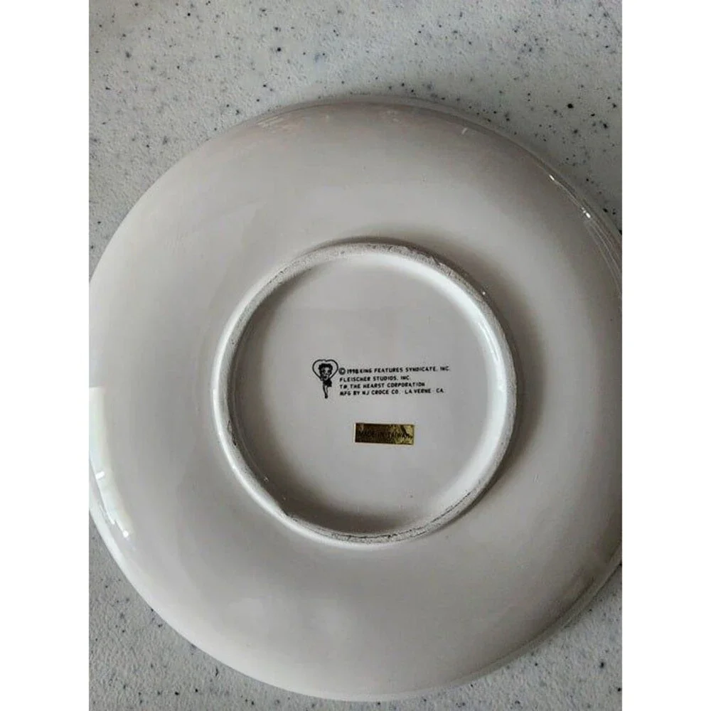 Betty Boop Decorative Vintage Plate 1998